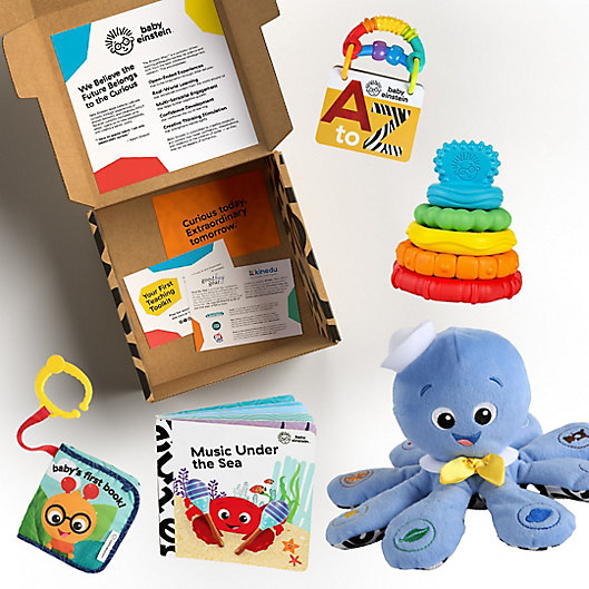 Alternate image 1 for Baby Einstein™ Baby's First Language Teacher™ Development Toy Kit