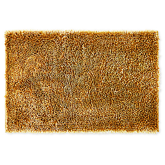 Alternate image 1 for Wild Sage™ Noodle 20-Inch x 32-Inch Bath Mat in Yellow