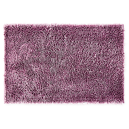 Alternate image 1 for Wild Sage™ Noodle 24-Inch x 40-Inch Bath Mat in Mauve