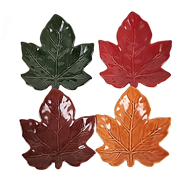 Leaf Appetizer Plates (Set of 4). View a larger version of this product image.