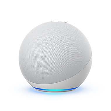 Amazon Echo 4th Generation in Glacier White. View a larger version of this product image.