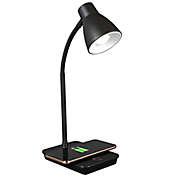 OttLite&reg; Infuse LED Desk Lamp with Wireless Charging in Black