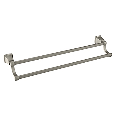 Moen&reg; Boardwalk 24-Inch Double Towel Bar in Brushed Nickel. View a larger version of this product image.