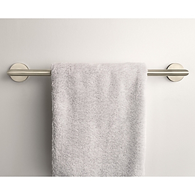 Moen&reg; Arlys 18-Inch Towel Bar in Brushed Nickel. View a larger version of this product image.