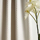 Alternate image 2 for Martha Stewart Lynx 84-Inch Grommet 100% Blackout Window Curtain Panels in Ivory (Set of 2)