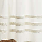 Alternate image 4 for Martha Stewart Water&#39;s Edge Tufted Valance and Window Curtain Pair Set in White