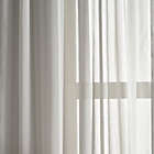 Alternate image 2 for Martha Stewart Glacier Rod Pocket Sheer Window Curtain Panels in Silver (Set of 2)