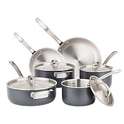 Viking® 5-Ply Stainless Cookware with Anodized Exterior & Alloy Core 10-Piece Set