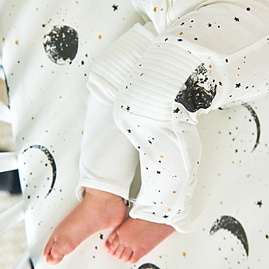 goumi Size 3-6M Organic Cotton Footie in Many Moons. View a larger version of this product image.