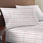 Alternate image 0 for Wild Sage&trade; Brushed Cotton 225-Thread-Count Tie Dye Stripe Twin XL Sheet Set in Violet