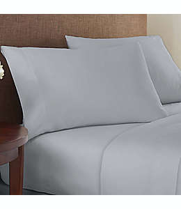 Set de sábanas individuales de algodón cepillado Simply Essential™ color gris