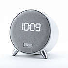 Alternate image 1 for iHome&reg; Bluetooth&reg; Alarm Clock in White with Dual USB Ports and Nightlight