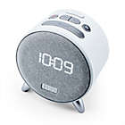 Alternate image 2 for iHome&reg; Bluetooth&reg; Alarm Clock in White with Dual USB Ports and Nightlight