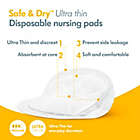 Alternate image 1 for Medela&reg; Safe &amp; Dry&trade; 30-Count Ultra Thin Disposable Nursing Pads