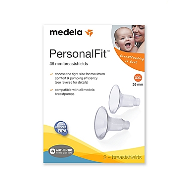 Medela&reg; PersonalFit&trade; X-Large 36mm Breast Shields (Set of 2). View a larger version of this product image.