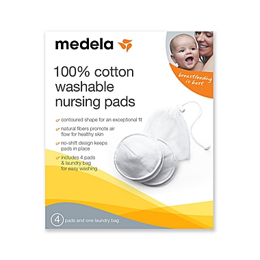 Medela&reg; Washable 4-Pack Bra Pads. View a larger version of this product image.