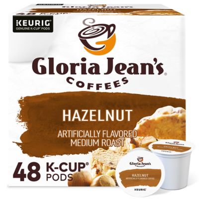 Gloria Jean&#39;s&reg; Hazelnut Flavored Coffee Keurig&reg; K-Cup&reg; Pods 48-Count