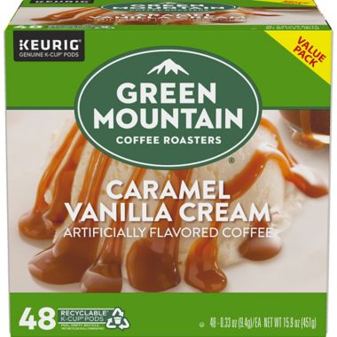Green Mountain Coffee&reg; Caramel Vanilla Cream Keurig&reg; K-Cup&reg; Pods 48-Count. View a larger version of this product image.