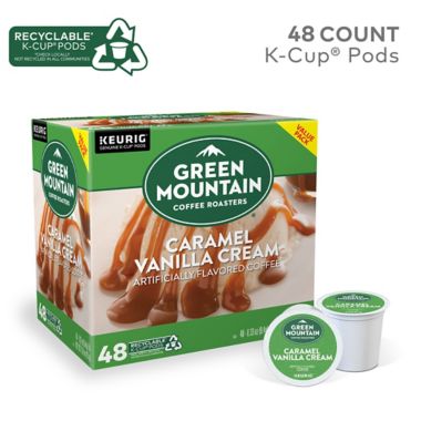 Green Mountain Coffee&reg; Caramel Vanilla Cream Keurig&reg; K-Cup&reg; Pods 48-Count. View a larger version of this product image.