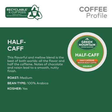 Green Mountain Coffee&reg; Half-Caff Coffee Keurig&reg; K-Cup&reg; Pods 48-Count. View a larger version of this product image.
