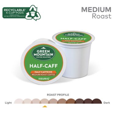 Green Mountain Coffee&reg; Half-Caff Coffee Keurig&reg; K-Cup&reg; Pods 48-Count. View a larger version of this product image.