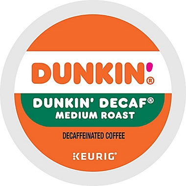 Dunkin&#39; Donuts&reg; Decaf Coffee Keurig&reg; K-Cup&reg; Pods 44-Count. View a larger version of this product image.