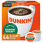 Alternate image 0 for Dunkin&#39; Donuts&reg; Decaf Coffee Keurig&reg; K-Cup&reg; Pods 44-Count