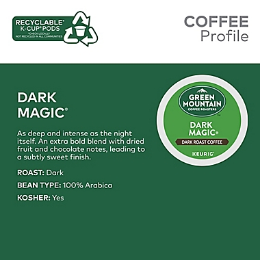 Green Mountain Coffee&reg; Dark Magic Coffee Keurig&reg; K-Cup&reg; Pods 96-Count. View a larger version of this product image.