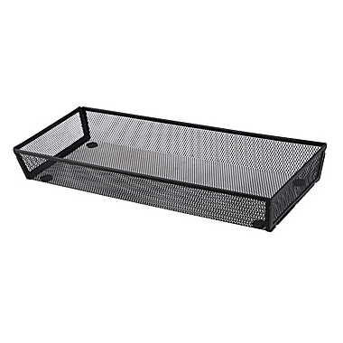 Squared Away&trade; 6-Inch x 15-Inch Mesh Drawer Organizer in Tuxedo. View a larger version of this product image.