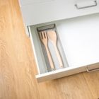 Alternate image 1 for Squared Away&trade; 6-Inch x 15-Inch Mesh Drawer Organizer in Matte Nickel