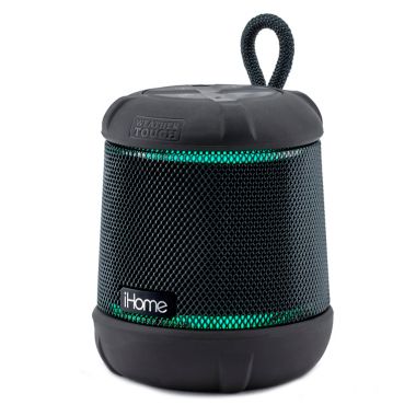 iHome&reg; PlayTough L Wireless Bluetooth&reg; Waterproof Speaker in Black. View a larger version of this product image.