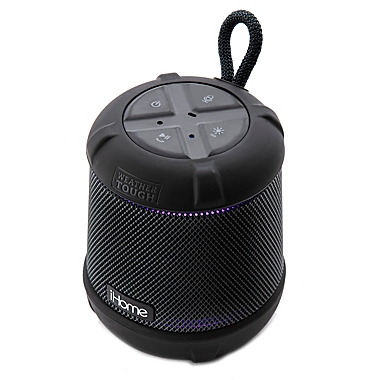 iHome&reg; PlayTough L Wireless Bluetooth&reg; Waterproof Speaker in Black. View a larger version of this product image.