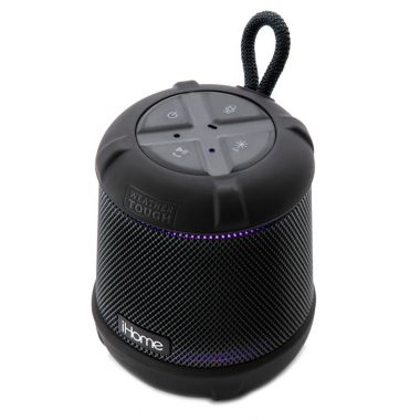iHome&reg; PlayTough L Wireless Bluetooth&reg; Waterproof Speaker in Black. View a larger version of this product image.