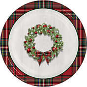 Bee &amp; Willow&trade; 12-Count Holiday Wreath Paper Lunch Plates