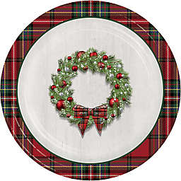 Bee & Willow™ 12-Count Holiday Wreath Paper Lunch Plates