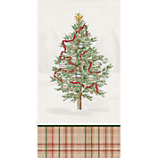 Bee &amp; Willow&trade; 20-Count Christmas Tree Plaid Border Paper Guest Towels