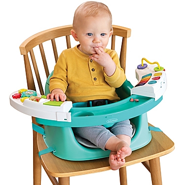 Infantino&reg; Music &amp; Lights Discovery Seat &amp; Booster in Teal. View a larger version of this product image.