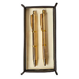 Eccolo Pens with Tray in Gold