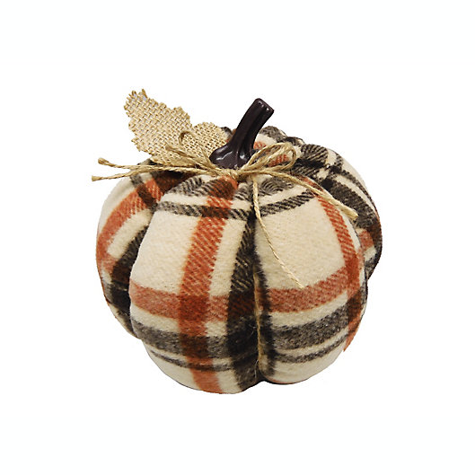 Alternate image 1 for 6-Inch Fabric Artificial Pumpkin
