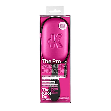 Conair&reg; The Knot Dr. The Pro Wet & Dry Detangler in Pink. View a larger version of this product image.