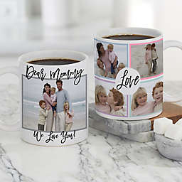 Love Photo Collage Coffee Mug in White