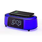 Alternate image 5 for iHome&reg; TimeBoost Glow Alarm Clock in Black with Qi Wireless Charging and USB Port