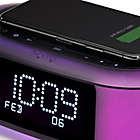 Alternate image 6 for iHome&reg; TimeBoost Glow Alarm Clock in Black with Qi Wireless Charging and USB Port