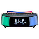 Alternate image 0 for iHome&reg; TimeBoost Glow Alarm Clock in Black with Qi Wireless Charging and USB Port