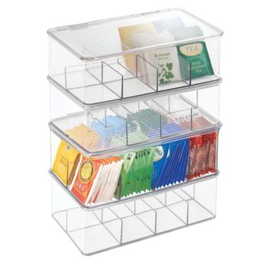 Squared Away&trade; Tea Organizer Box. View a larger version of this product image.