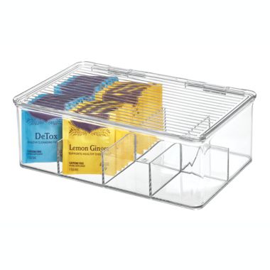 Squared Away&trade; Tea Organizer Box. View a larger version of this product image.