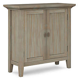 Simpli Home Redmond Solid Wood Low Storage Cabinet