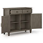 Alternate image 5 for Simpli Home Connaught Solid Wood Entryway Storage Cabinet in Farmhouse Grey