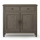 Alternate image 6 for Simpli Home Connaught Solid Wood Entryway Storage Cabinet in Farmhouse Grey