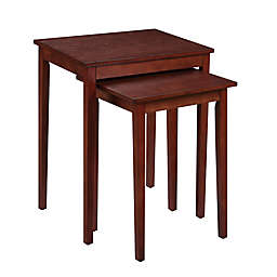 American Heritage 2-Piece Nesting End Table Set